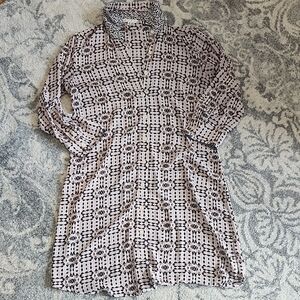 CAbi Black and White Button Down Shirt